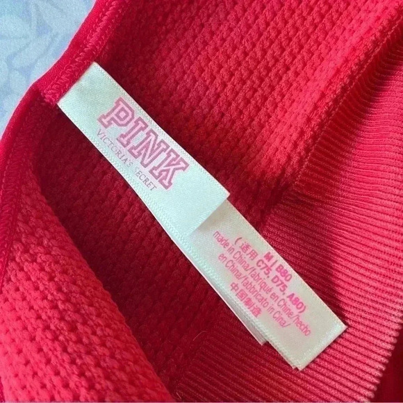 Victorias Secret PINK Unpadded Square-neck Bralette  SIZE MEDIUM - Picture 4 of 5
